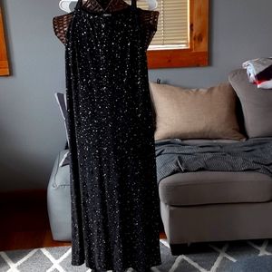 Vintage maxi glittery dress